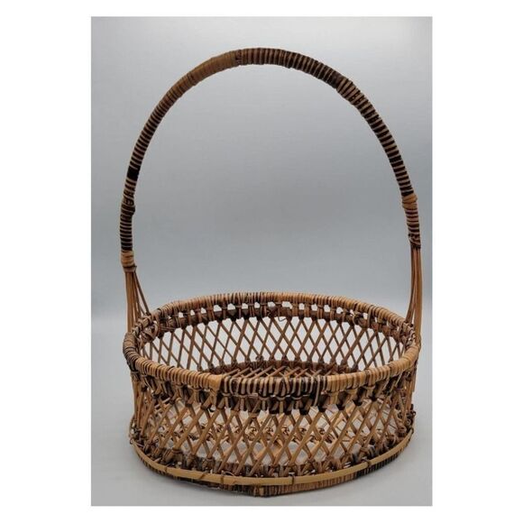 Vintage Handmade Woven Basket Set - Picture 5 of 7